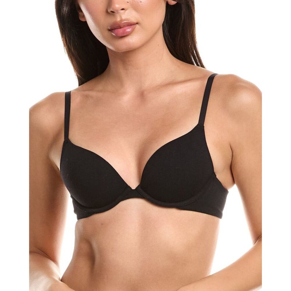 Florence By Mills Womens Softie Push-Up Bra, Black